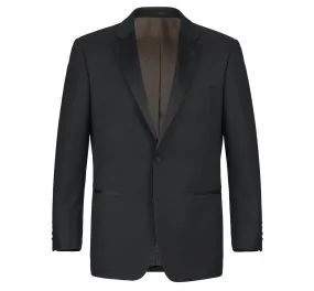 Alessandro Vitello by Renoir Satin Classic Fit Notched Lapel 2-Piece 100% Wool Tuxedo Suit RI508-1