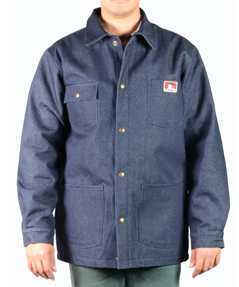 Ben Davis Men’s Original Chore Coat - Indigo Denim