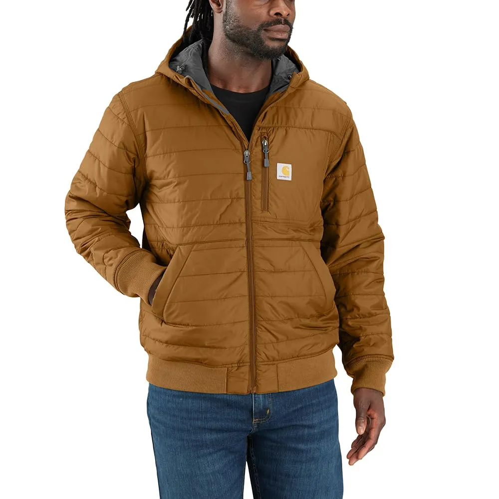 Carhartt 106543 Men's Rain Defender Relaxed Fit Lightweight Insulated Hooded Jacket