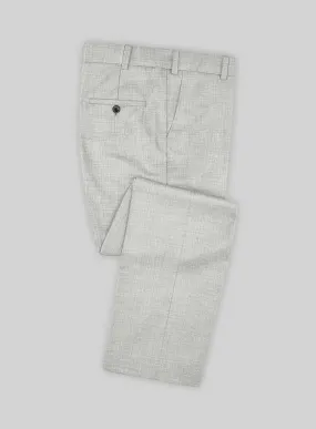 Cloud Gray Wool Pants