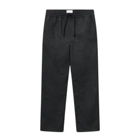 Houston Wool Drawstring Pants - Charcoal