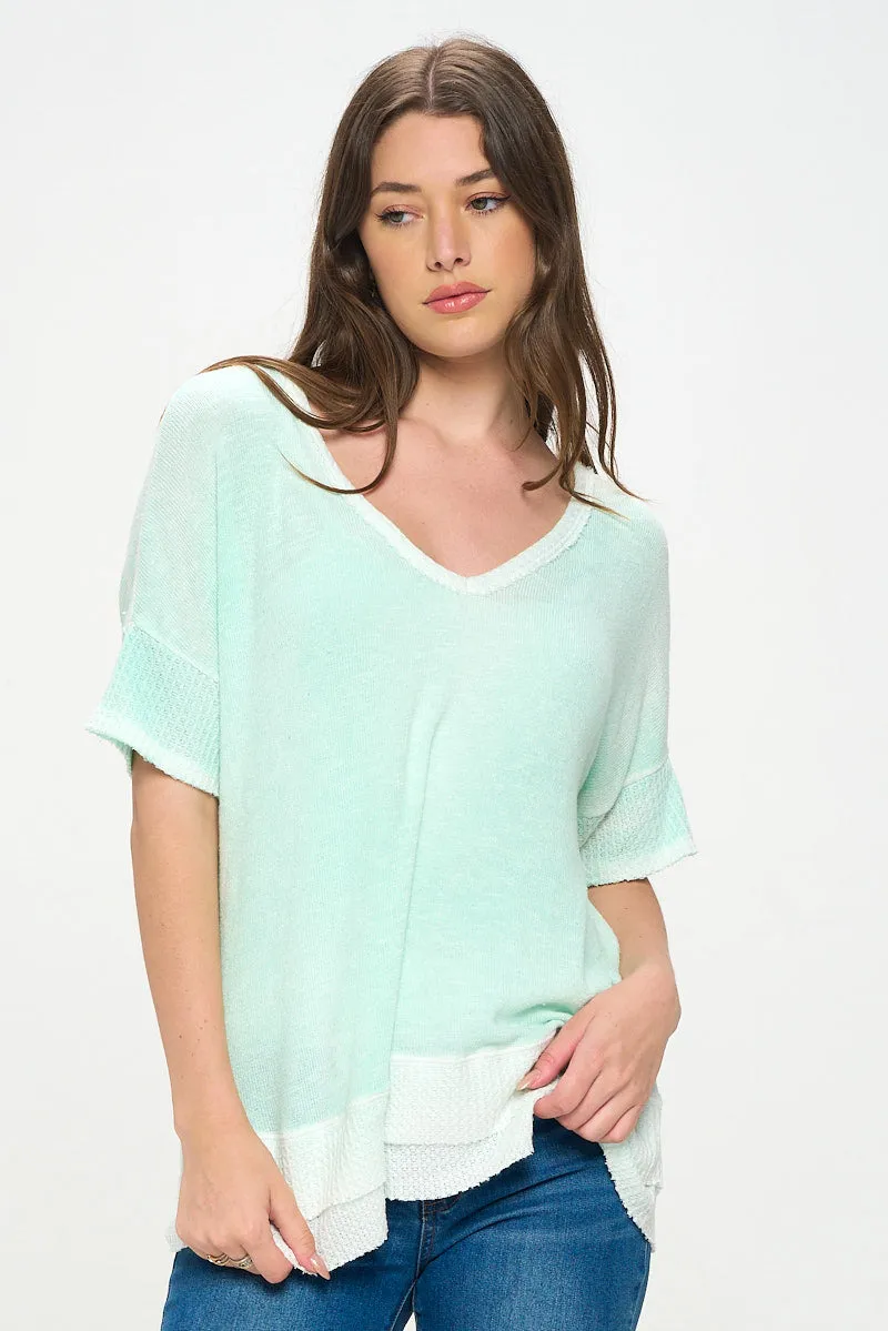 LIGHTWEIGHT V NECK SWEATER