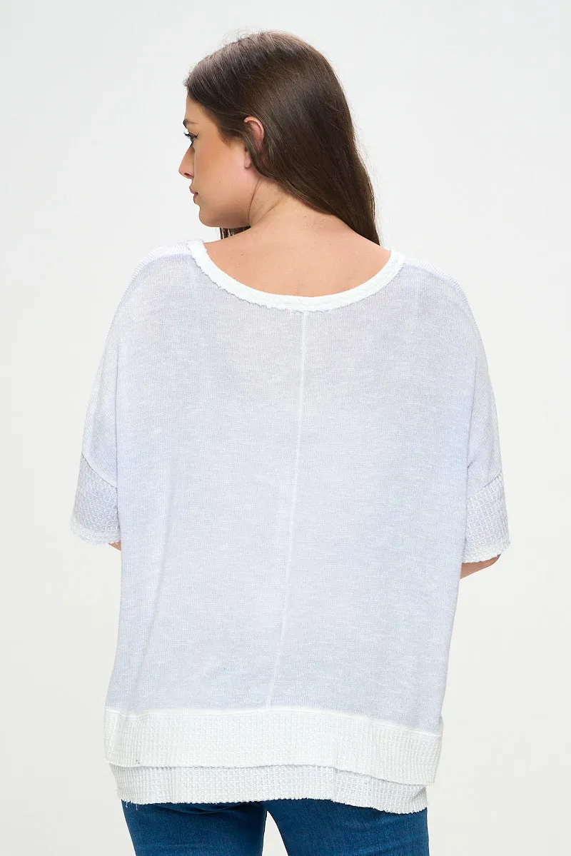 LIGHTWEIGHT V NECK SWEATER