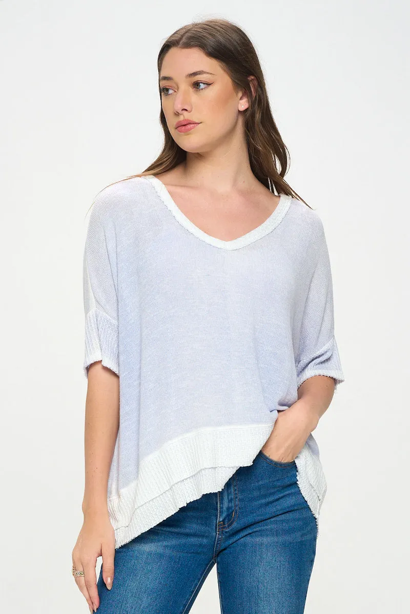 LIGHTWEIGHT V NECK SWEATER