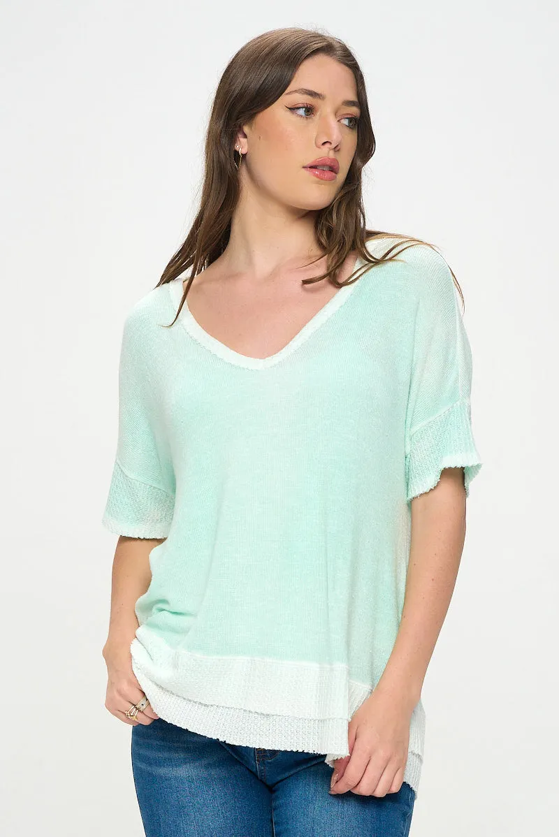 LIGHTWEIGHT V NECK SWEATER