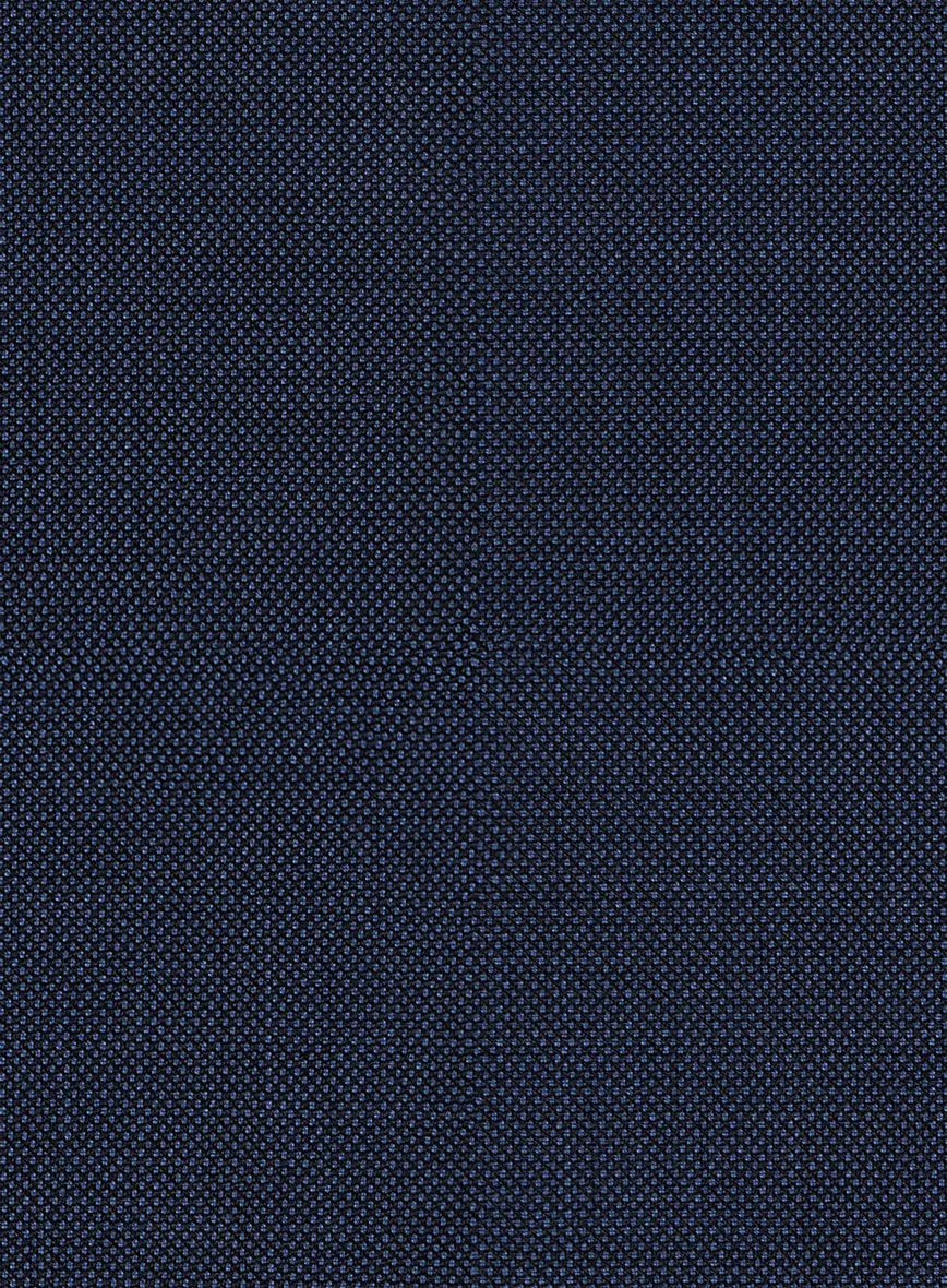 Napolean Ford Blue Birdseye Wool Pants