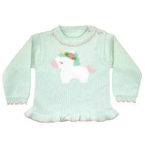 Pastel Unicorn Knit Sweater