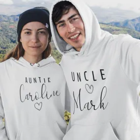 Personalized Matching Outfits for Aunt & Uncle: Custom Name Set - Unique Gift Idea