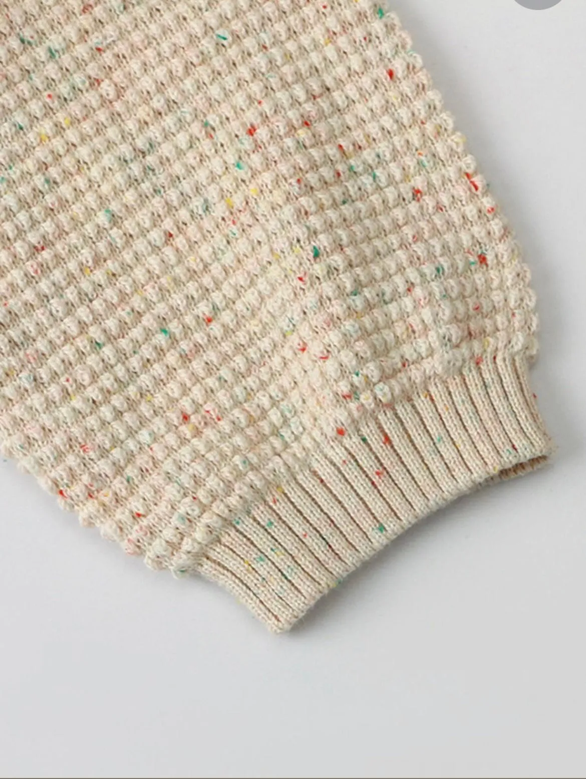 Sprinkle Waffle Knit Sweater