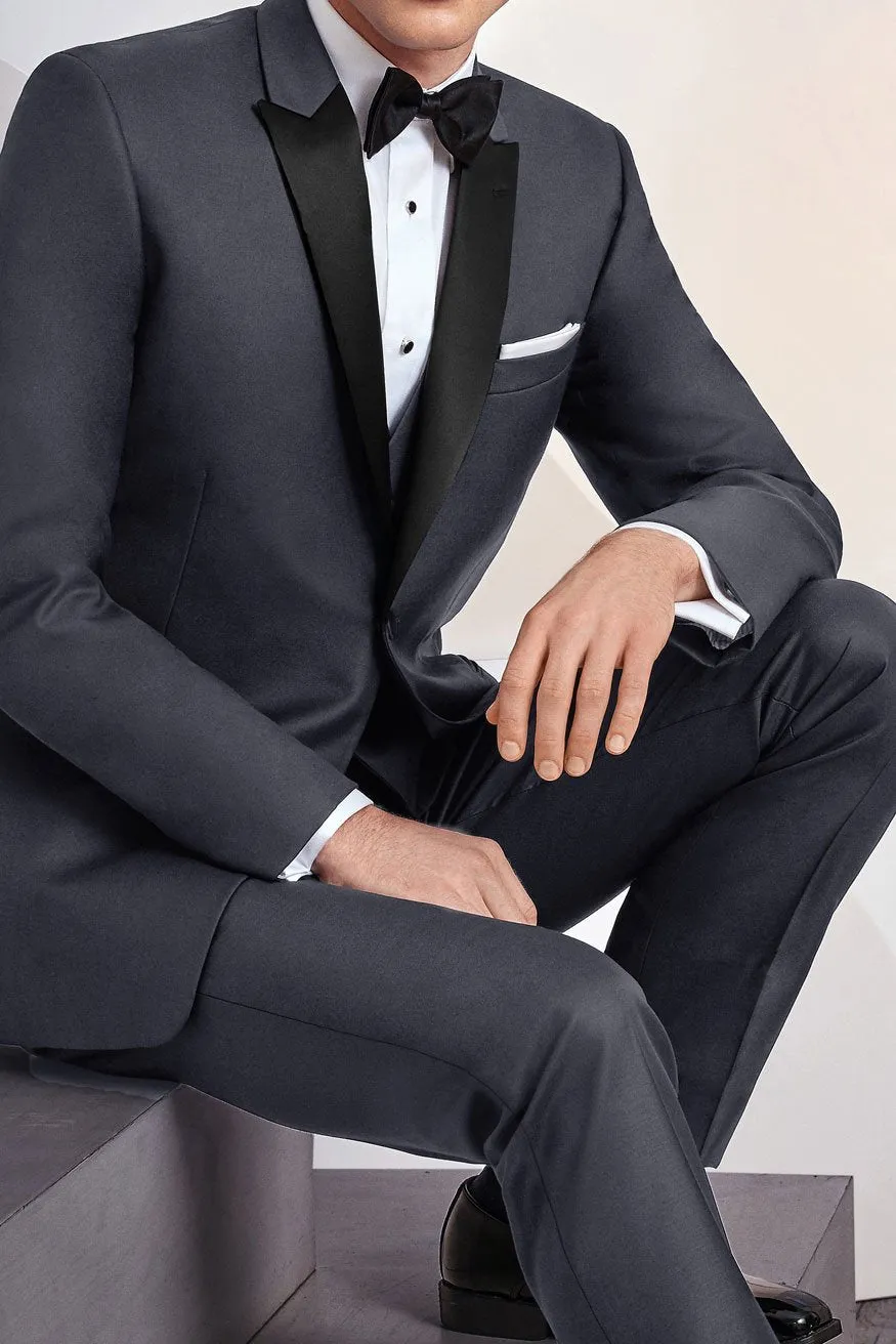 Steel Grey Tuxedo Jacket (Separates)