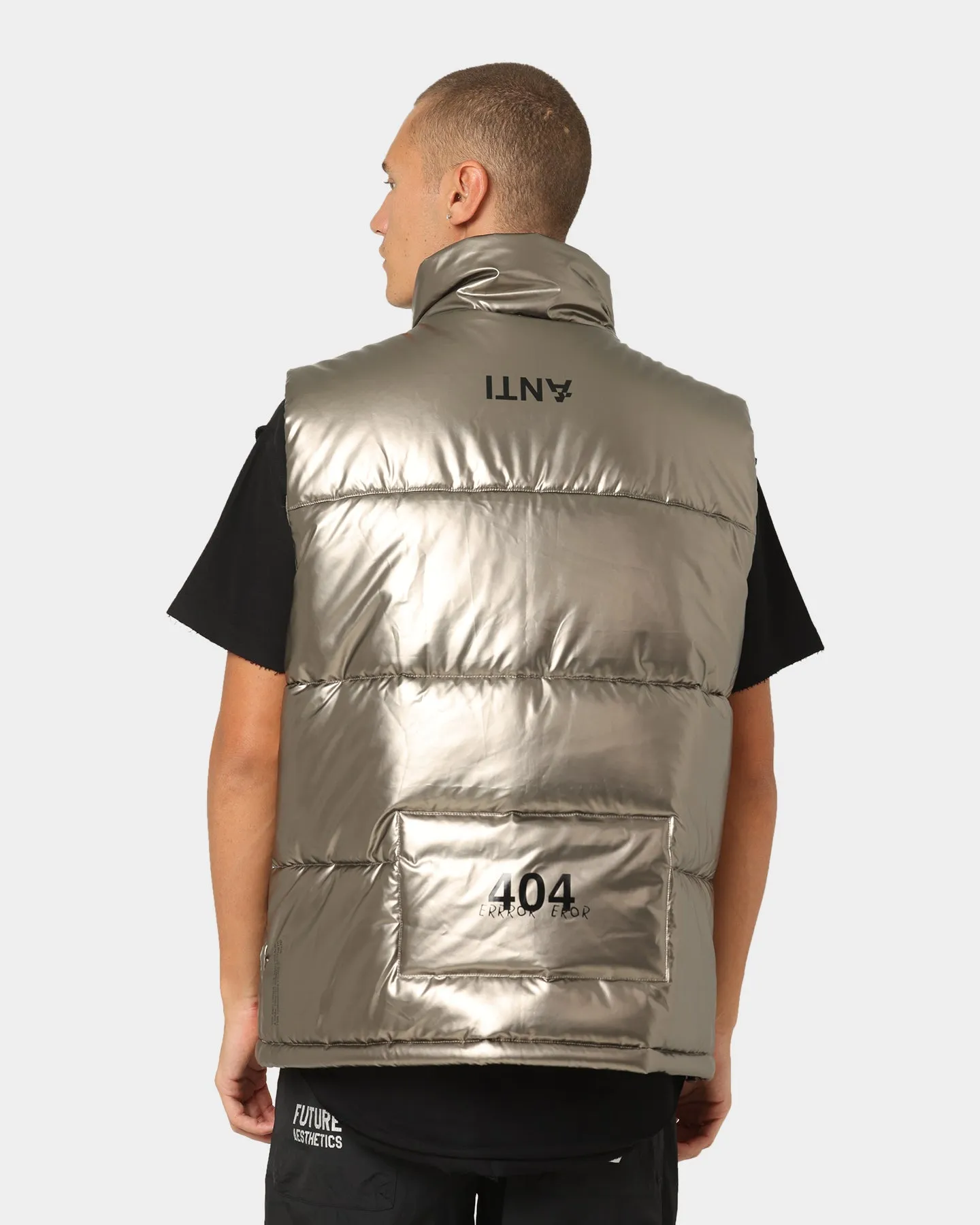 The Anti Order Anti Joy Puffer Vest Pewter