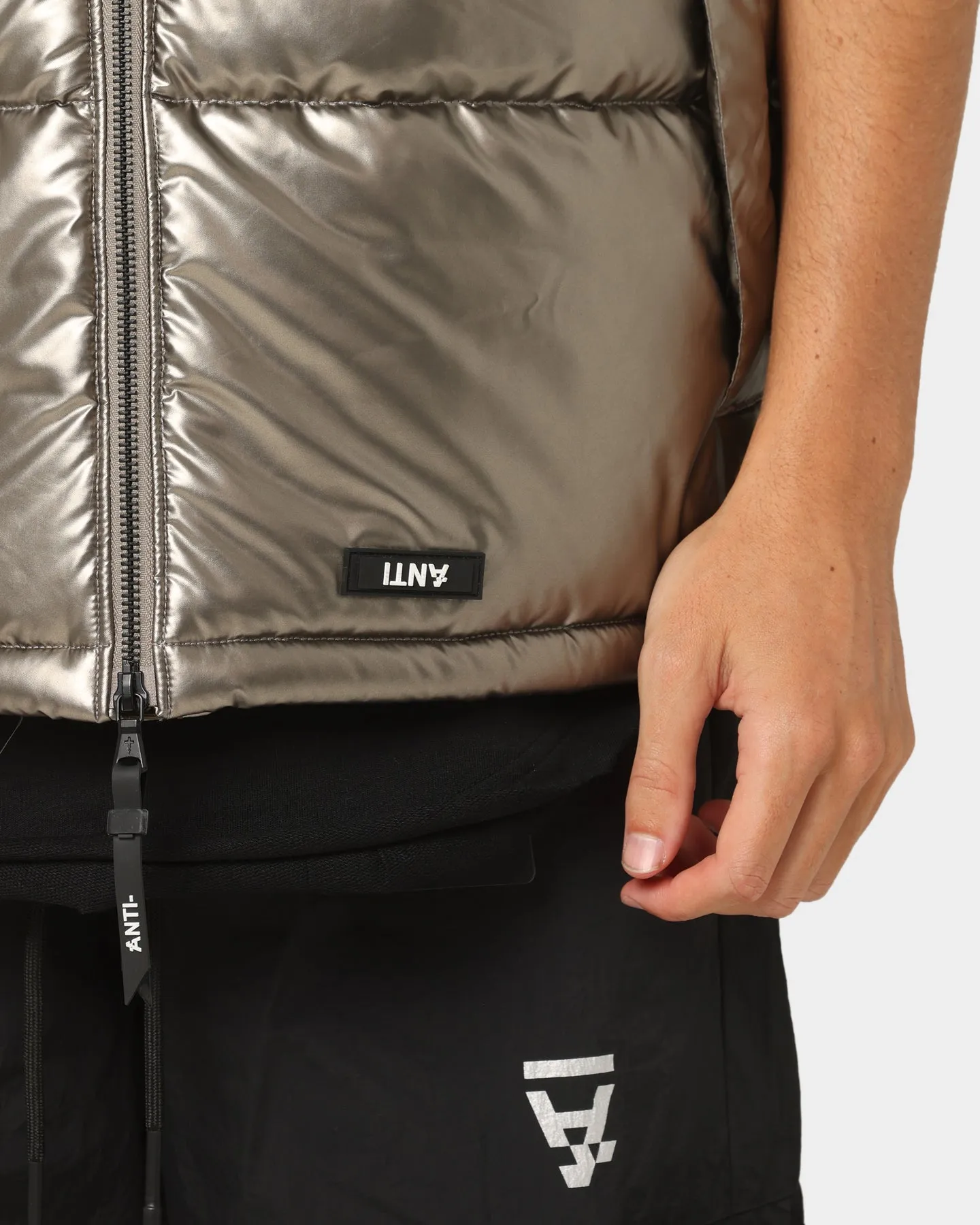 The Anti Order Anti Joy Puffer Vest Pewter