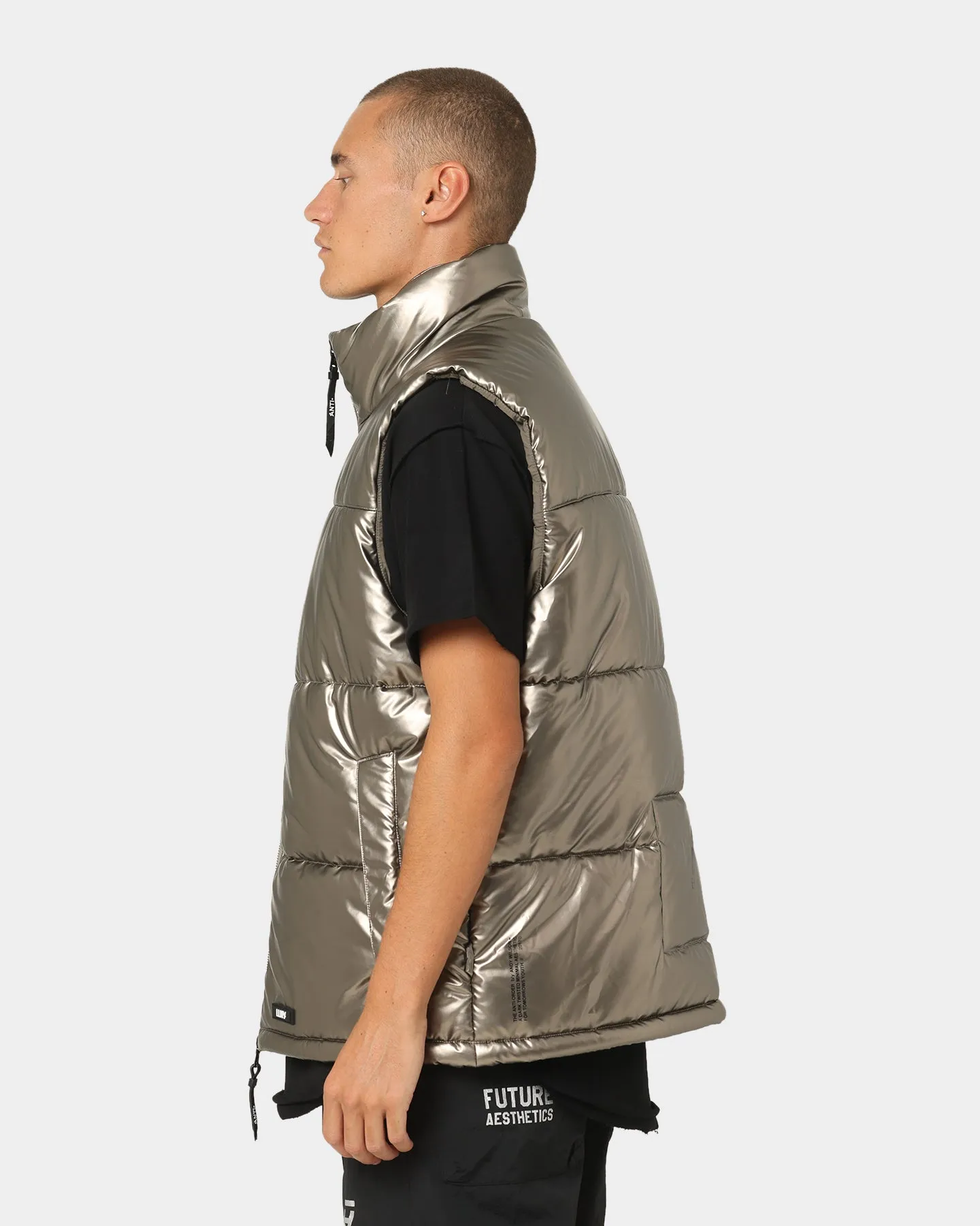 The Anti Order Anti Joy Puffer Vest Pewter