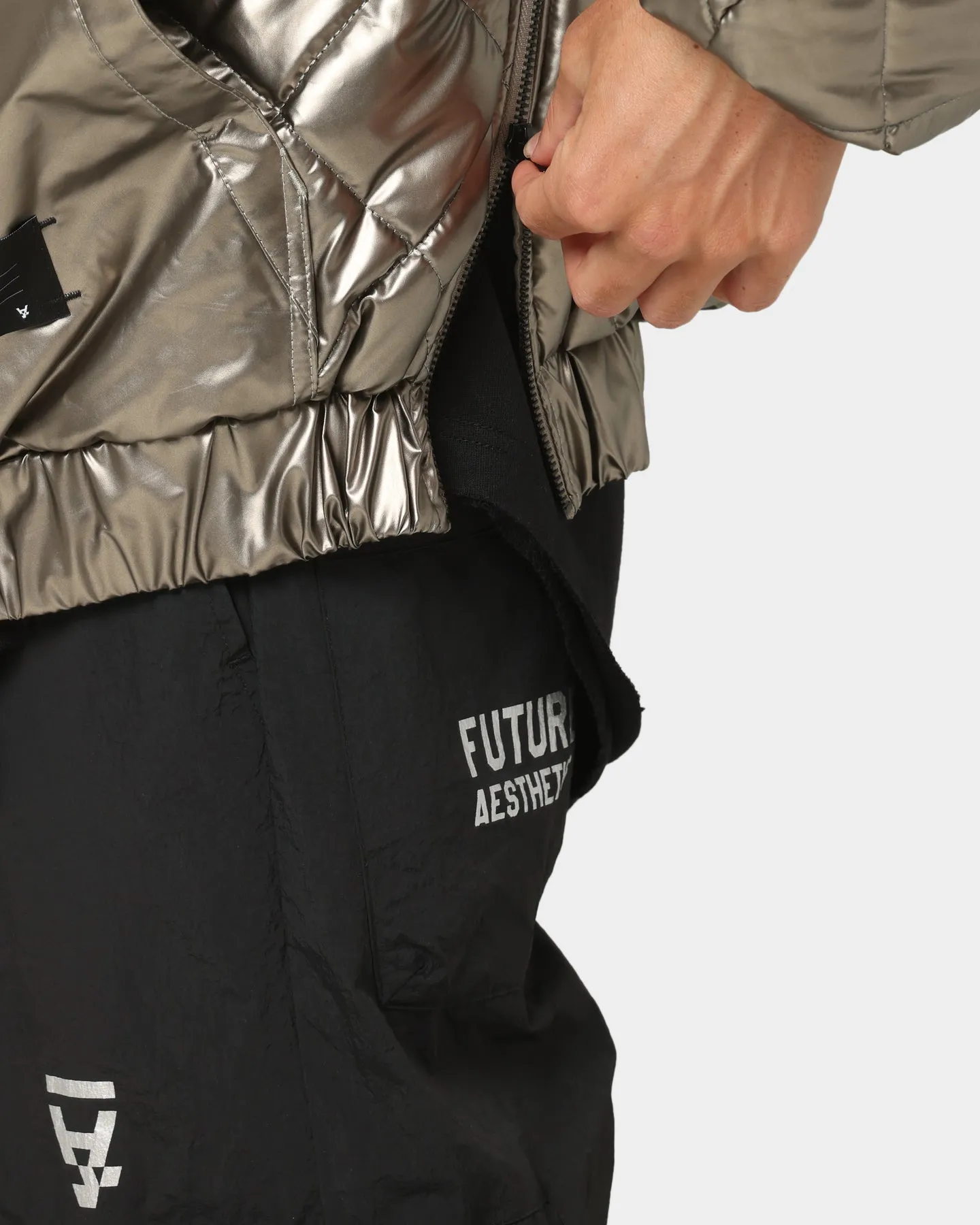 The Anti Order Anti Joy Puffer Vest Pewter