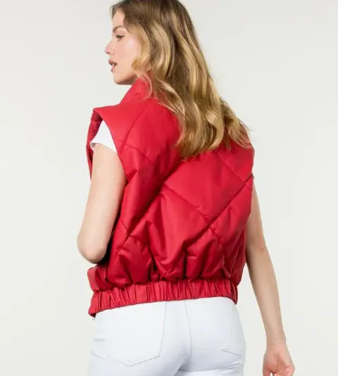 THML Puffer Vest-Red